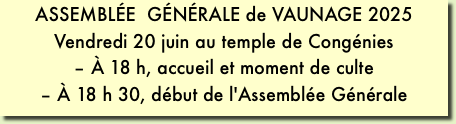 ASSEMBLÉE  GÉNÉRALE de VAUNAGE